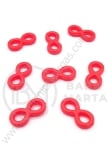 Infinity 21x10mm roșu 1 pachet 40g ~94 buc 312077
