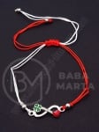Mărgele metallice Martenitsa cu cristal 1 pachet 12 buc 104643