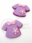 Fetru pentru rochii 43x54mm violet 1 pachet 10 bucati 181931