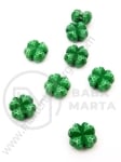 Trifoi 12x7mm verde cu alb 1 paquet 40g ~83 buc 312083