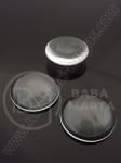 Caboșon rotund din sticlă 30x7mm transparent, pachet 1, 5 buc. 191089