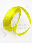 Panglică de satin 10mm galbană 1 rollă ~22 metri 451595