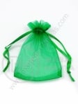 Saculet pentru bijuterii 7x9cm organza verde 1 pachet 10 buc 461503