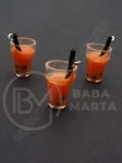 Pandantiv borcan plastic 20x13mm cu cocktail de fructe 1 paquet 2 pieces 335564