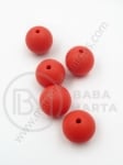 Bilă de mărgele din silicon 15mm gaură 2mm 1 paquet 5 buc 317079