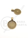 Pandantiv 30x22mm base bronz antic pentru installation 20mm 1 pachet 5 buc 306812