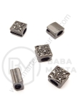Margele 9x5.5mm alamă cu zirconii forjate 1 bucată 305209