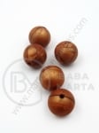 Bilă de mărgele din silicon cu gaură de 15 mm, 2 mm, 1 paquet, 5 pcs. 317080