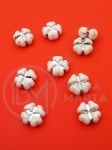 Trifoi alb brad argintiu 11x6mm 1 pachet 40g ~91 buc 312552