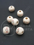 Cap sferic din lemn ~13mm gaură 4mm 1 paquet 50 buc 327155