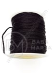 Sfoară neagră din polyester ~1.5 mm ~45 meters 1 rollă 441362