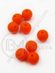 Bilă de mărgele din silicon ~9mm gaură 1.5mm 1 paquet 5 buc 317033