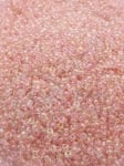 Perlă transparentă roz din sticlă 2mm 1 pachet 50g 332076