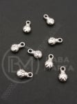 Pandantiv inel SSV 13x8mm culoare argintie 1 pachet 100 buc 318451
