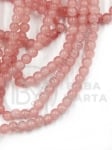 Mărgele de sticlă 4mm gaură crăpată 1mm 80cm ~200 buc 1 buc 343872