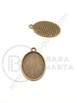 Pandantiv 31x20mm baza bronz antic pentru instalare 25x18mm 1 pachet 10buc 306830