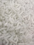 Tijă de sticlă albă 6x2mm 50g 331002