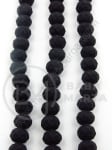 Cristal 6x5mm negru mat ~85 buc 40cm 1 buc 342726