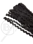 Lățime 5,5 mm zig-zag negru 13 metri 411146