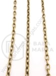Lanț metalic 3x5mm bronz antic 1 metru 301779