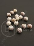 Bilă de porțelan 6mm vopsită gaură 1.5mm 5 buc 335044