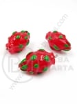 Pendant din rășină pitaya ~33x~20mm gaură 2mm 1 pachet 2 buc 335723