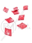 Figurină pictată în roșu 24x18x4mm 1 pachet 40g ~60buc 312172