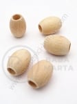 Cilindru din lemn natural 19x14mm gaură 7mm 1 pack 40g ~31buc 321274