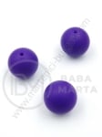 Bilă de mărgele din silicon cu gaură de 20 mm, 2 mm, 1 paquet, 2 pc. 317106