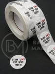 Autocolant de mulțumire 25mm autoadeziv 500 bucăți pe rolă 175131