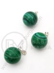 Pandantiv sferă 14mm Malachit 1 buc 355302