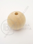 Bilă de lemn 35mm gaură naturală ~7mm 1 pachet 3 buc 321238