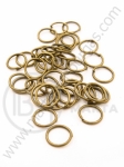 Inel metalic 8mm bronz antic 100 bucăți 301063