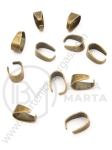 Pandantiv Capac 9x4x6mm bronz antic 1 pachet 50 buc 301813