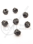 Margele din alamă de 8 mm cu zirconii forjate 305220