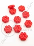 Floare roșu 10x4mm 1 pachet 40g ~120 buc 311283