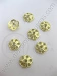 Capac auriu metalic 8mm 50 buc 9446