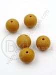 Bilă de mărgele din silicon 15mm gaură 2mm 1 paquet 5 buc 317067