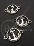 Element de conectare anchoră 28x20mm color argintie 1 pachet 5 buc 306504
