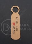 Etichete carton 13x50x0.5mm gaură 9mm 1 pachet 20 buc 111286