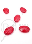 Figurină roșie 24x17x8mm pictată cu alb 1 pachet 40g ~22buc 312189