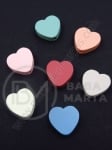 Figurină inimă din lemn 18x16x6mm mixed hole 2mm 1 pack 20 pcs 327171