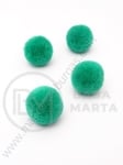 Pompom 20mm verde calitate extra 1 pachet 20 bucăți 461225