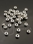Mărgele SSV 5x2.5mm color argintie gaură 1.8mm 400 buc 318325