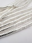 Hematit 6x2mm culoare alb-argintiu ~185 bucăți 40cm 1 buc 352570