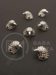 Mărgele metallice vultur 14x8mm color argintie 1 pachet 5 buc 306479