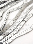 Hematit 4x3.5x2mm argintiu nemagnetic gaură 1mm ~150 buc 1 buc 352173