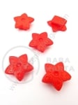Floare 19x7mm gaură roșie 8x3mm 1 pachet 40g ~51 buc 312525