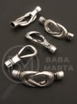 Închizator magnetică 38x13mm color argintiu antic 1 buc 301585