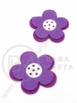 Floare din fetru 50mm 1 pachet 10 bucati 181598